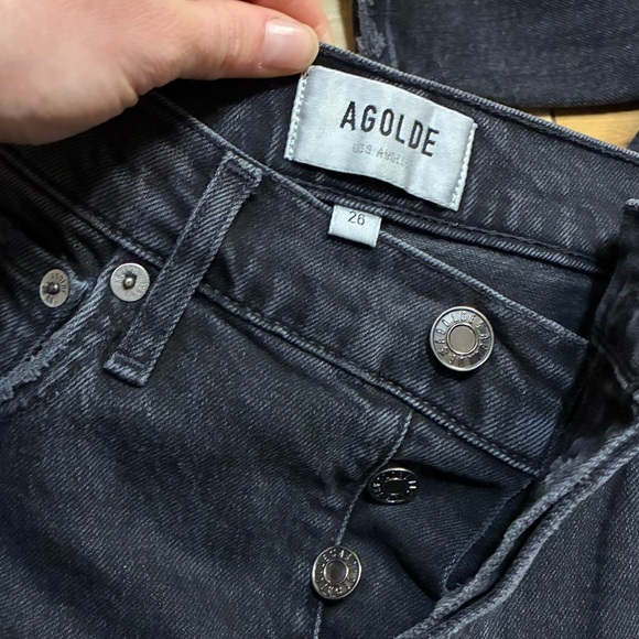 Agolde Riley High Rise Straight Crop (stretch) - Picture 7 of 8